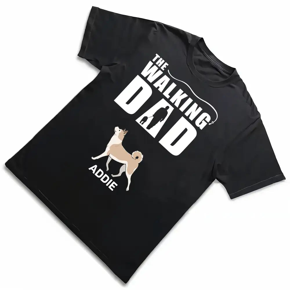 The Walking Dad Personalized Tee – Dog Dad Gift for Father’s Day