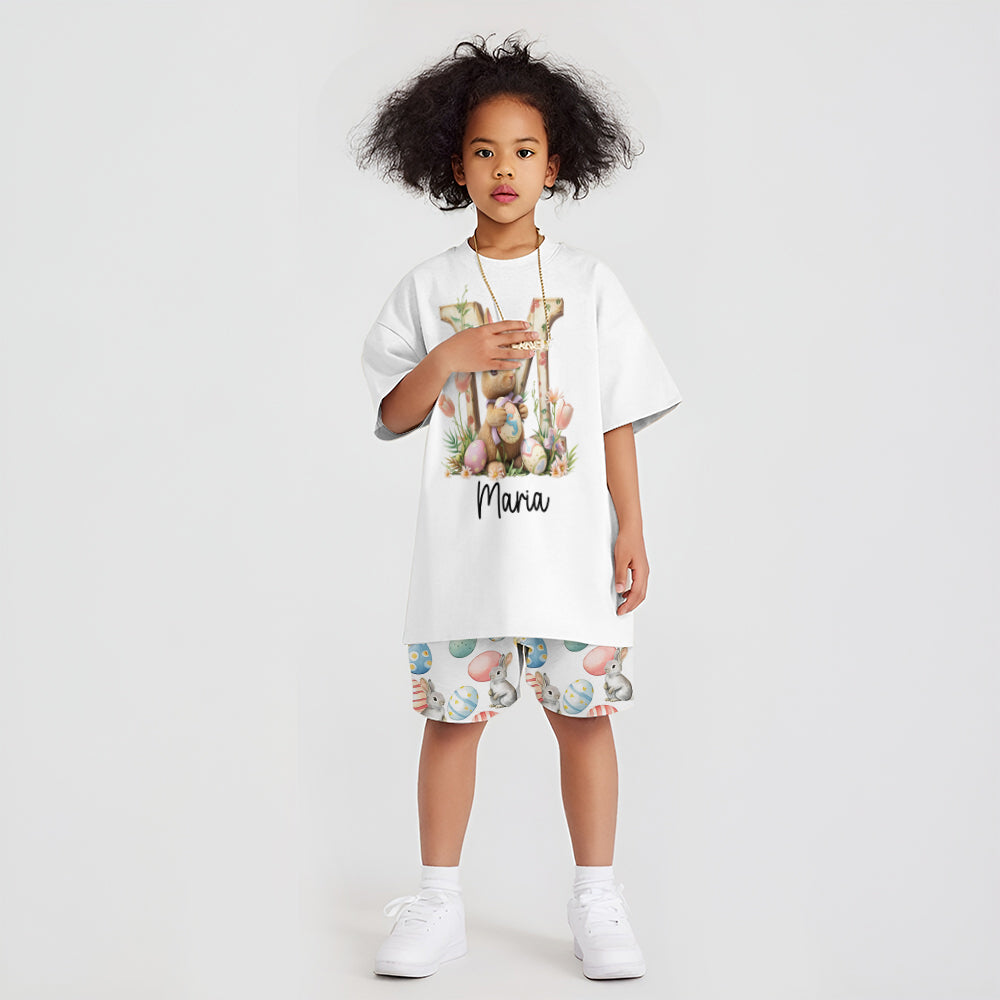 Easter Bunny - Personalized Kid T-shirt & Shorts
