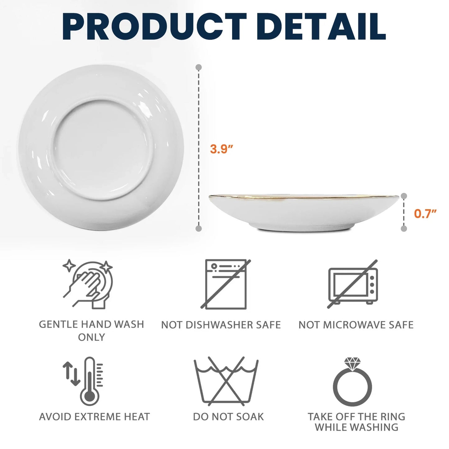 Round Jewelry Dish with Multiple Floral Color Options, Stylish Accent and Thoughtful Gift Idea