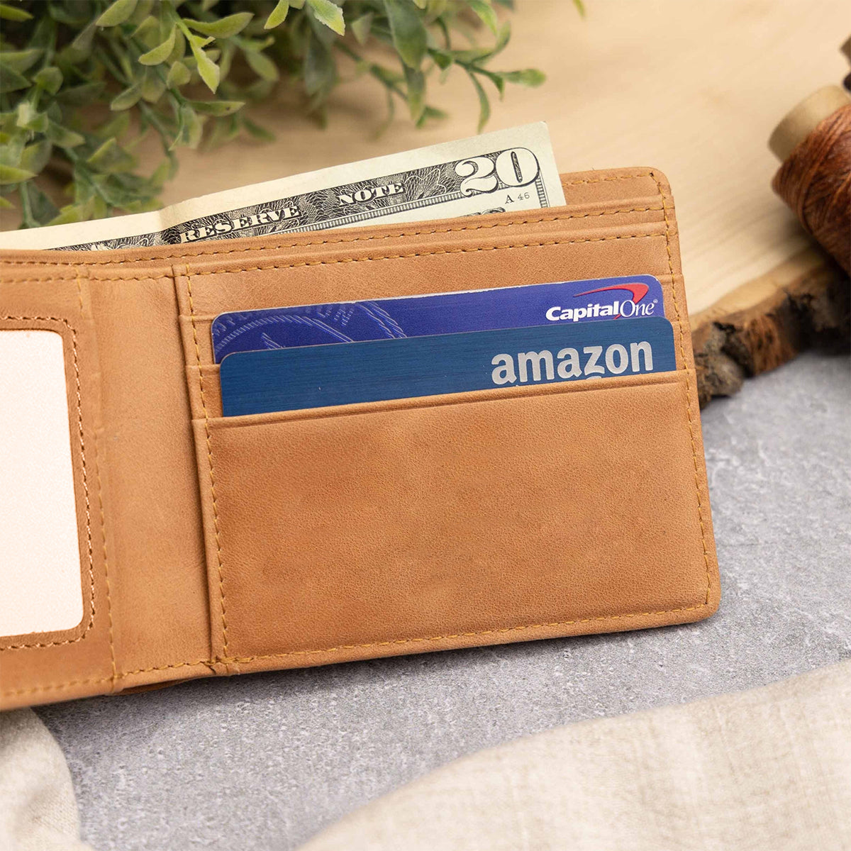 Guitarist - Personalized Guitar Leather Wallet