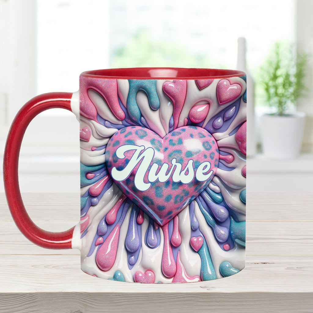 I Love My Job - Personalized Colleague Accent Mug