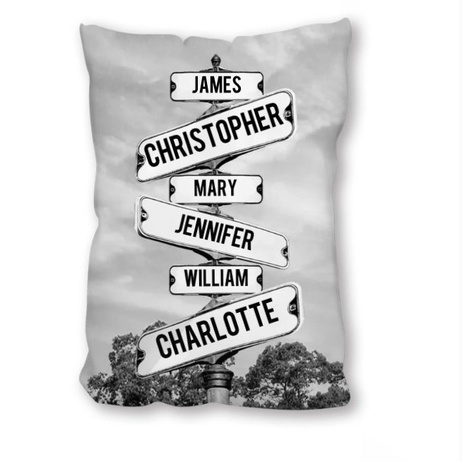 Personalized Street Sign Family Poster – A Unique Gift for Cherished Memories