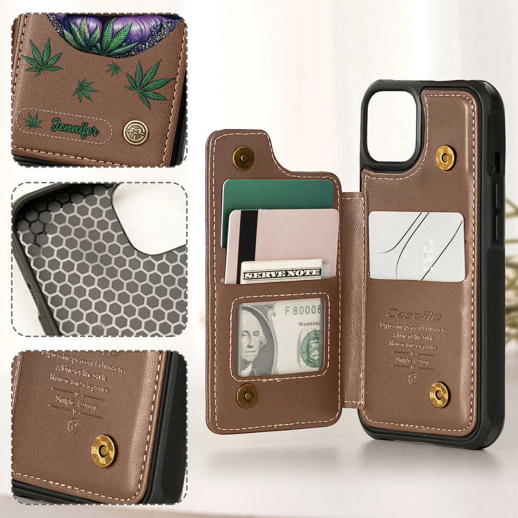Get High - Personalized Weed Wallet Phone Case