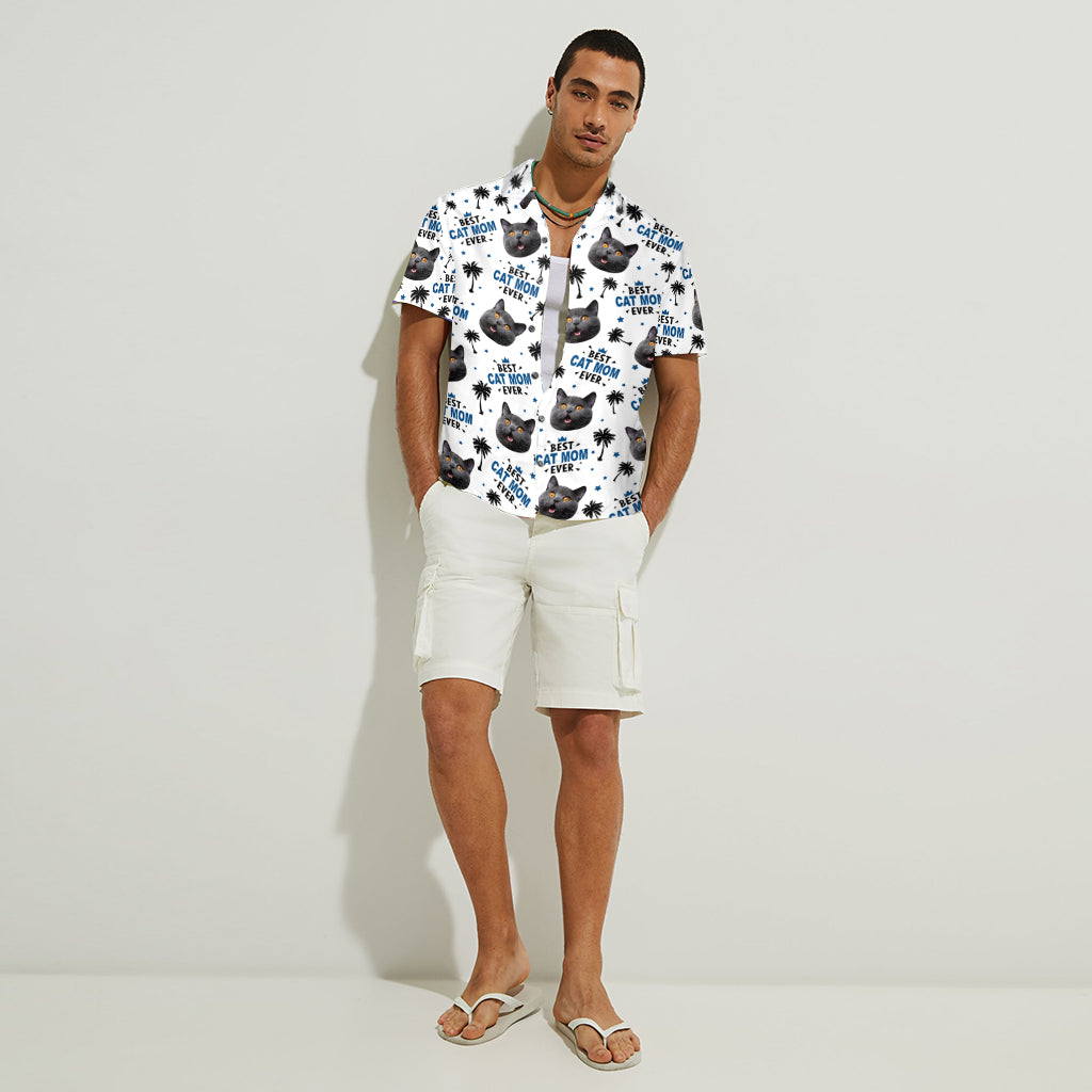Best Fur Mama, Fur Daddy Ever - Personalized Cat Hawaiian Shirt