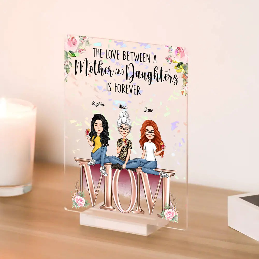 Acrylic Plaque for Family Bonding – Personalized Mother's Day Gift