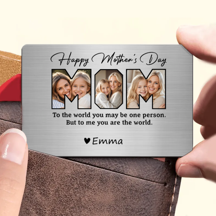 Personalized Mother's Day Poster - Custom Family Moments Canvas