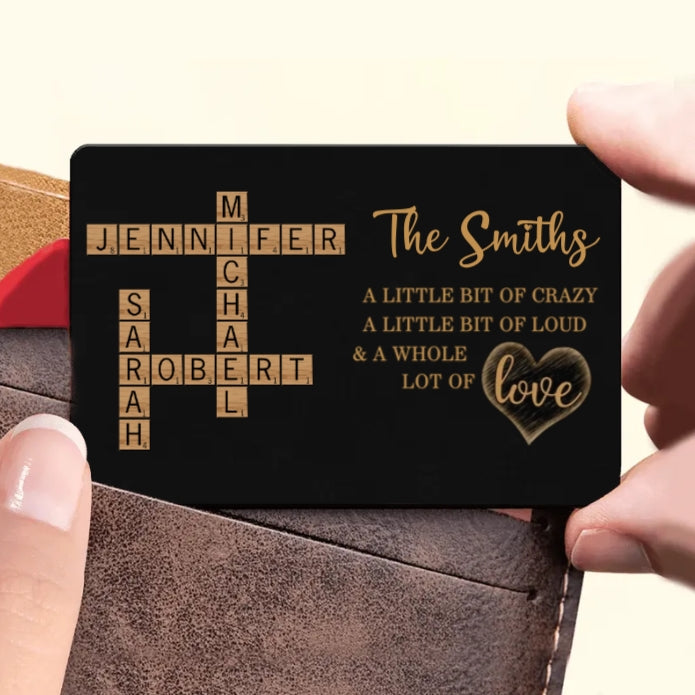 Personalized Family Name Scrabble Poster or Keychain - Unique Gift for Family Love & Memories