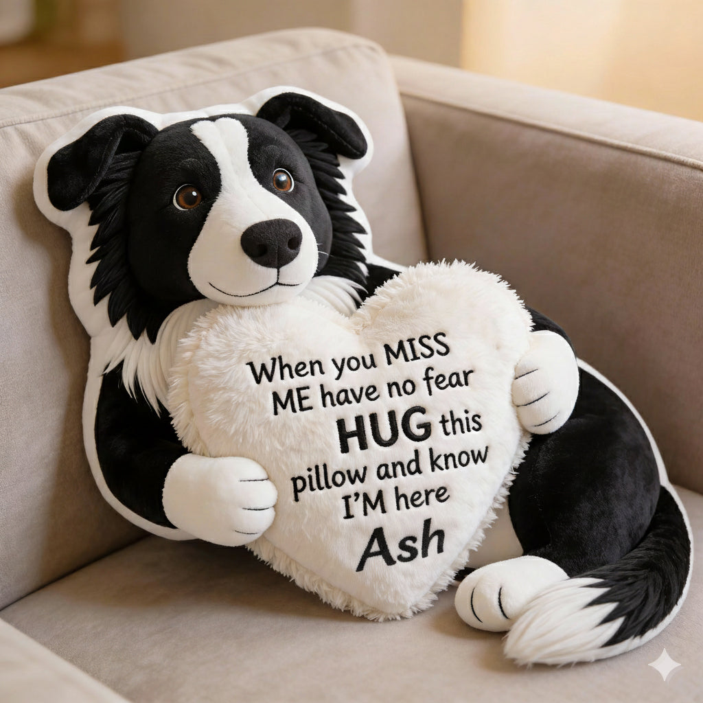 Custom Sliver Persian Cat Memorial Heart Pillow - Personalized Pet Loss Keepsake Hug Cushion - Sentimental Bereavement Gift for Cat Lovers