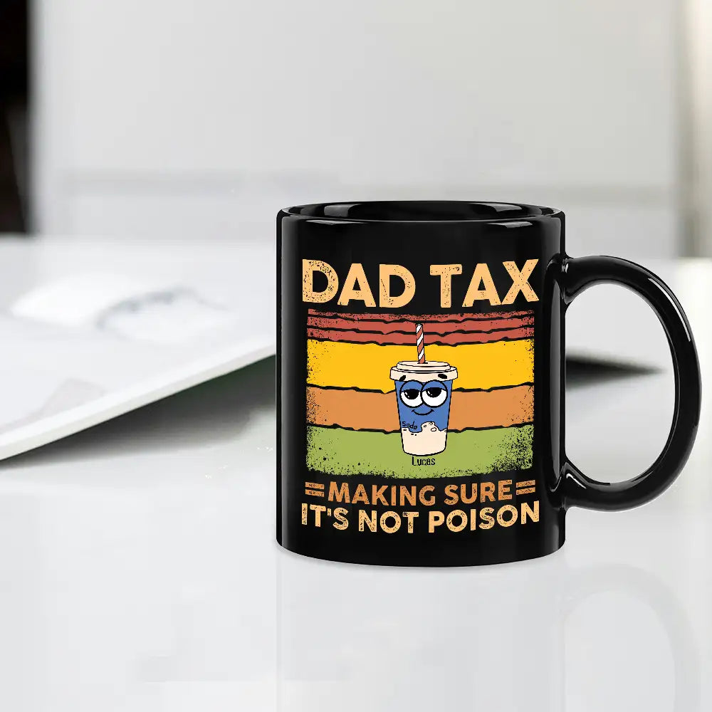 Funny Father’s Day Classic Tee – Personalized Donut, Burger & Hotdog with Kids' Names