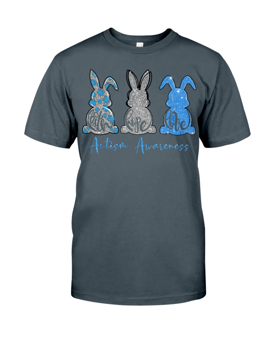 Faith Hope Love - Autism Awareness T-shirt and Hoodie 0520