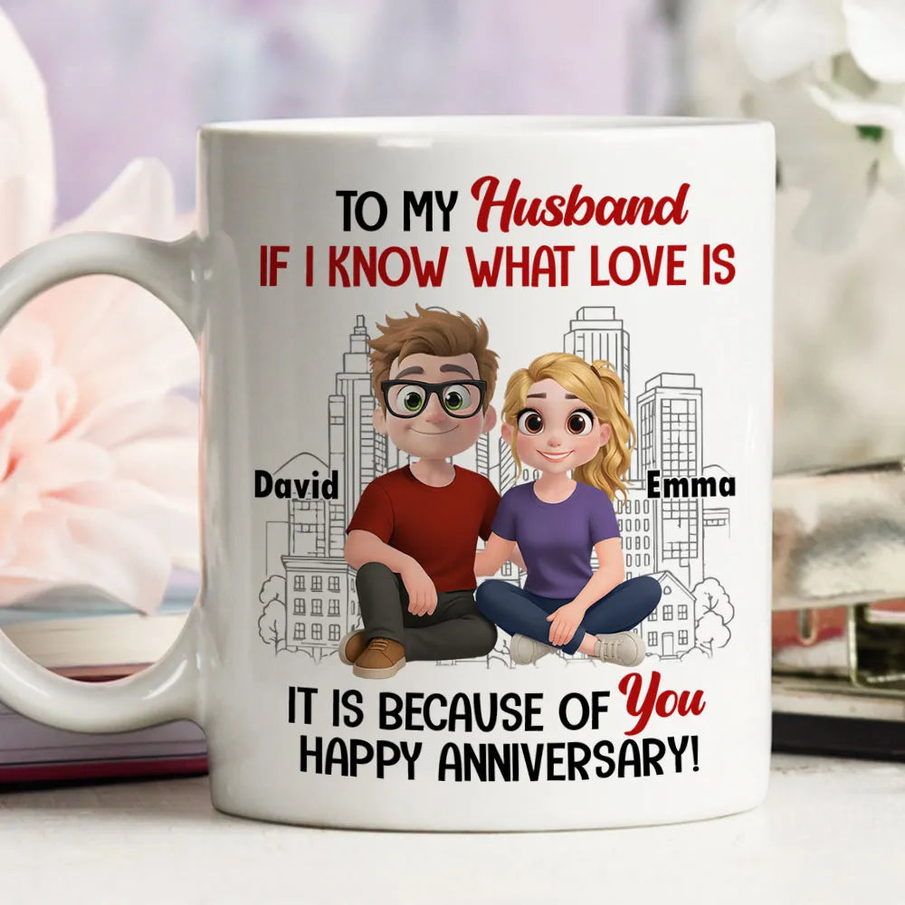 Personalized Cup with Custom Design for Anniversary Gift