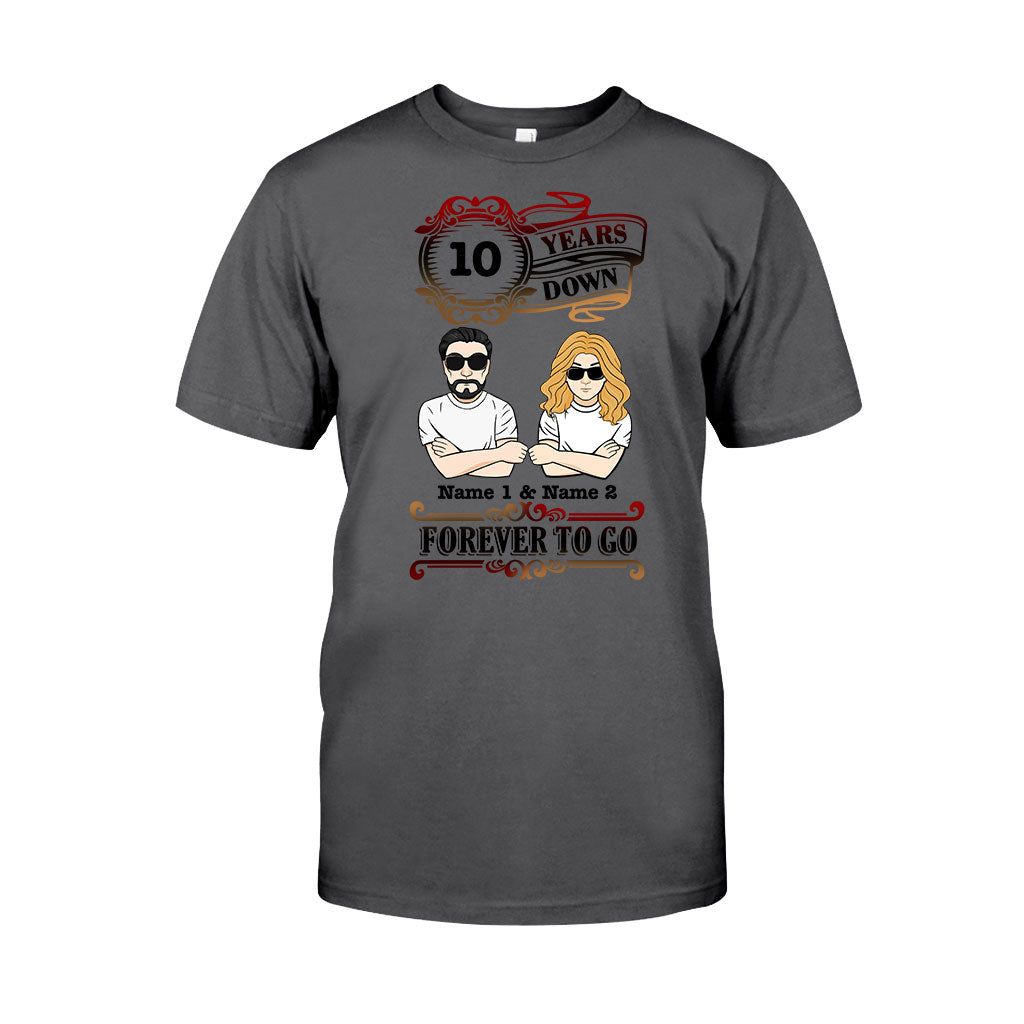 Forever To Go - Personalized Couple T-shirt and Hoodie
